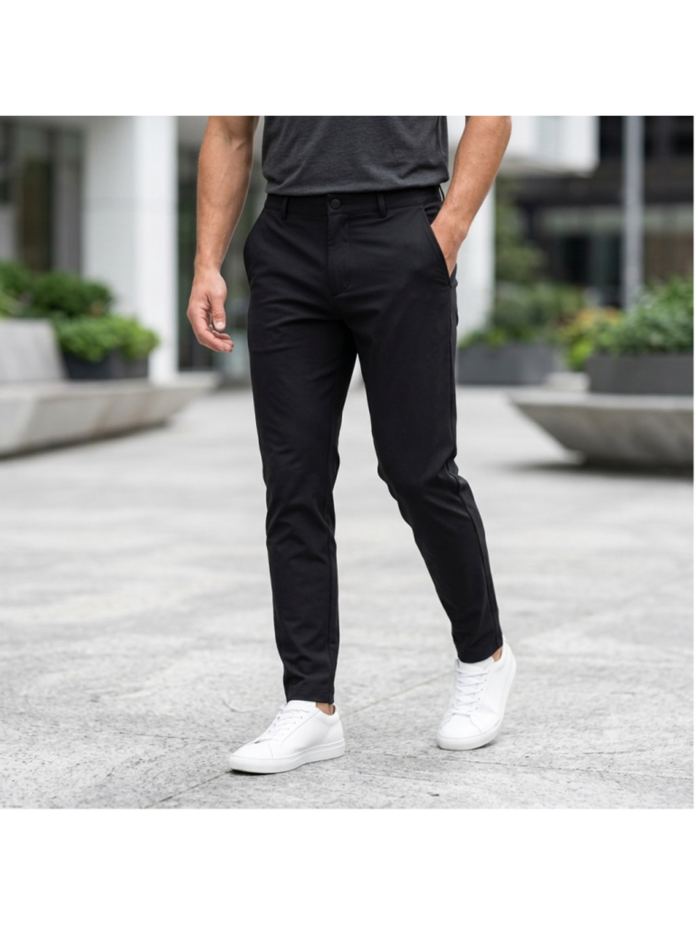 Cuts Clothing Black Men's Joggers